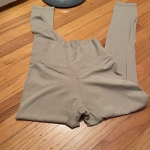 cream aerie leggings